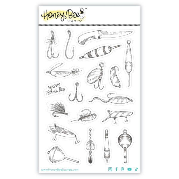 Honey Bee Stamp On the Line