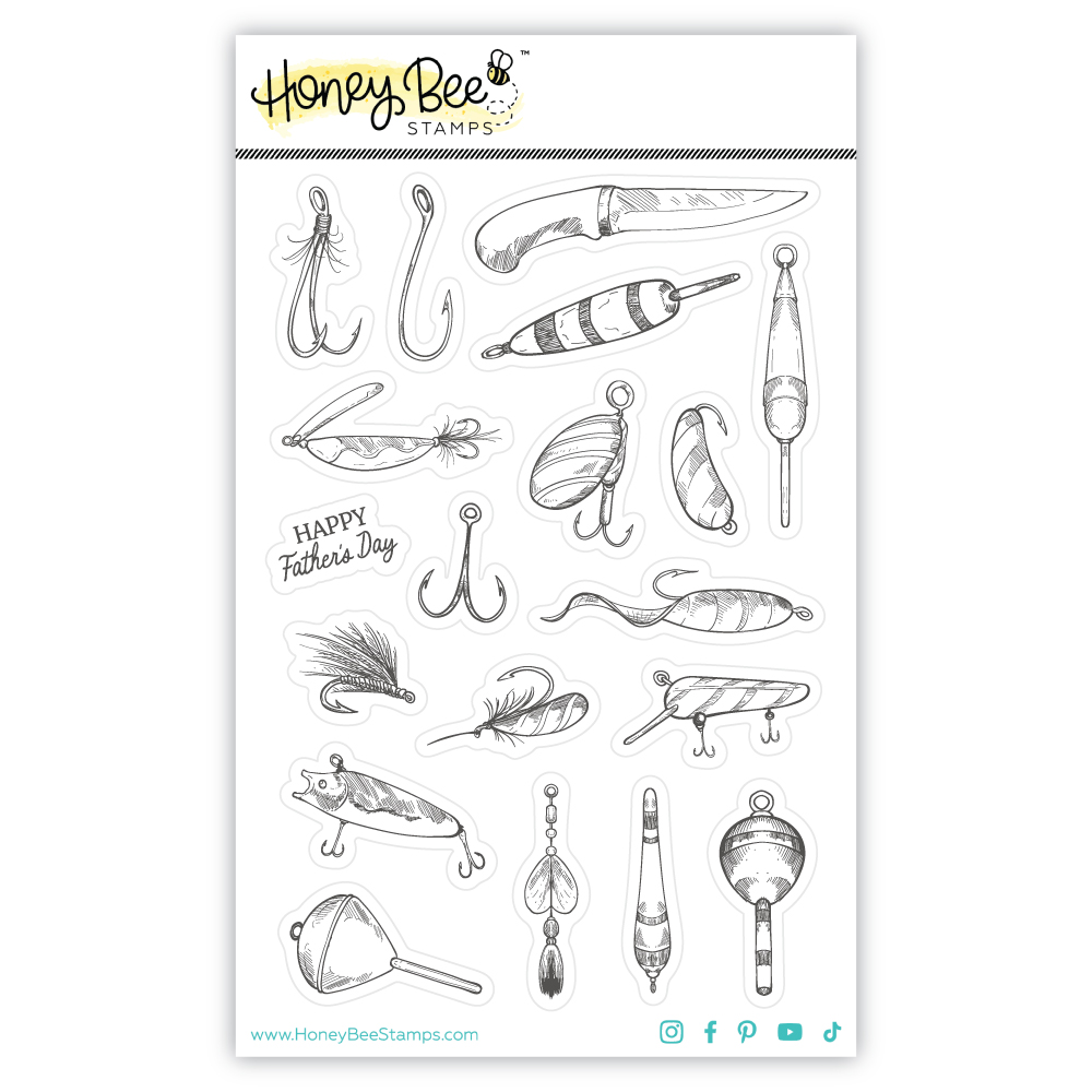 Honey Bee Stamp On the Line
