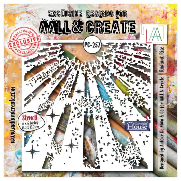 AALL & CREATE STENCIL RADIANT RISE
