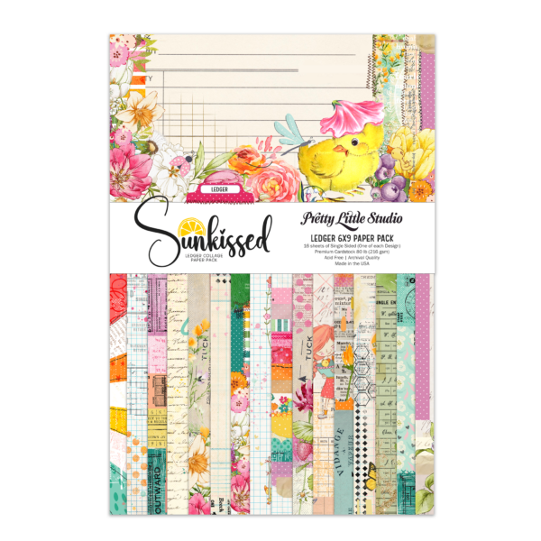 Pretty Little Studio Sunkissed Paper Pack Ledger 6X9 Pretty Little Studio Sunkissed Paper Pack Ledger 6X9