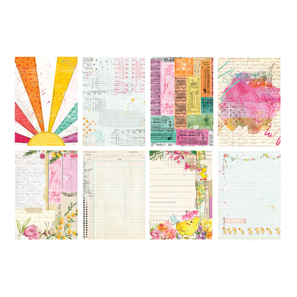 Pretty Little Studio Sunkissed Paper Pack Ledger 6X9