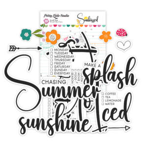 Pretty Little Studio Sunkissed Die Cuts Iced Tea Words