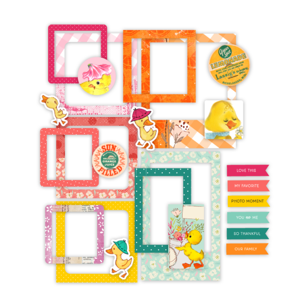 Pretty Little Studio Sunkissed Die Cuts Sunfilled Frames