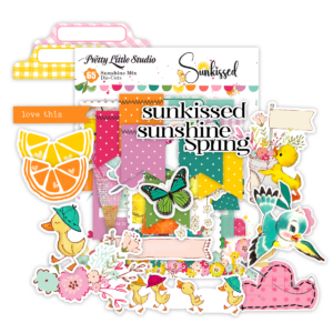 Pretty Little Studio Sunkissed Die Cuts Sunshine Mix