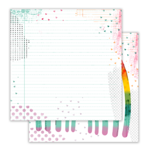 Pretty Little Studio Sunkised 12X12 Rainbow Sprinkles