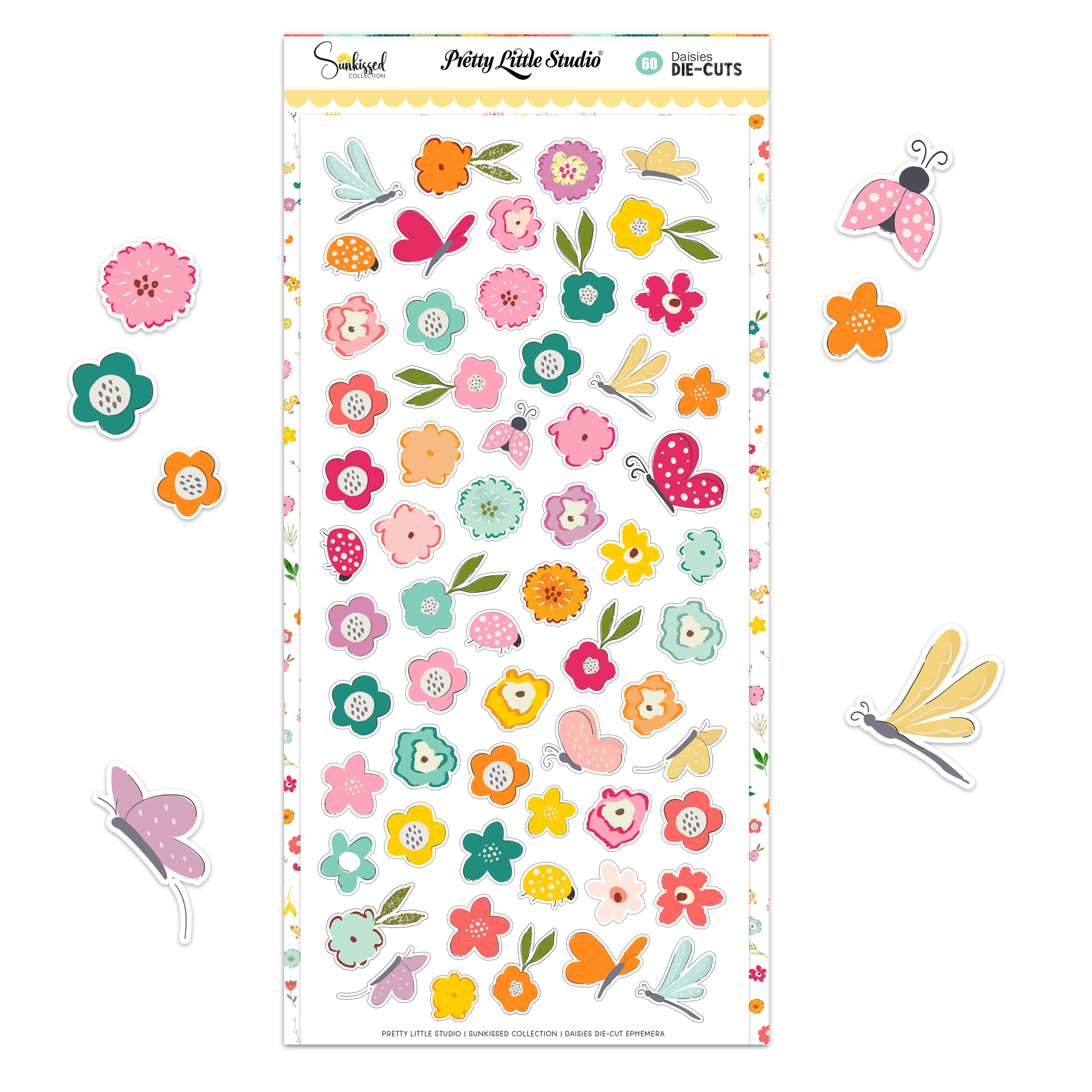 Pretty Little Studio Sunkissed Die Cuts Daisies
