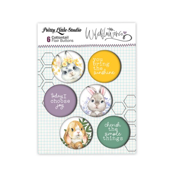 Pretty Little Studio Wildflower Flair Cottontail
