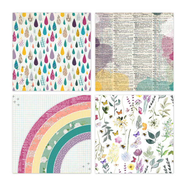 Pretty Little Studio Wildflower Vellum Pack Wildflower 8X9
