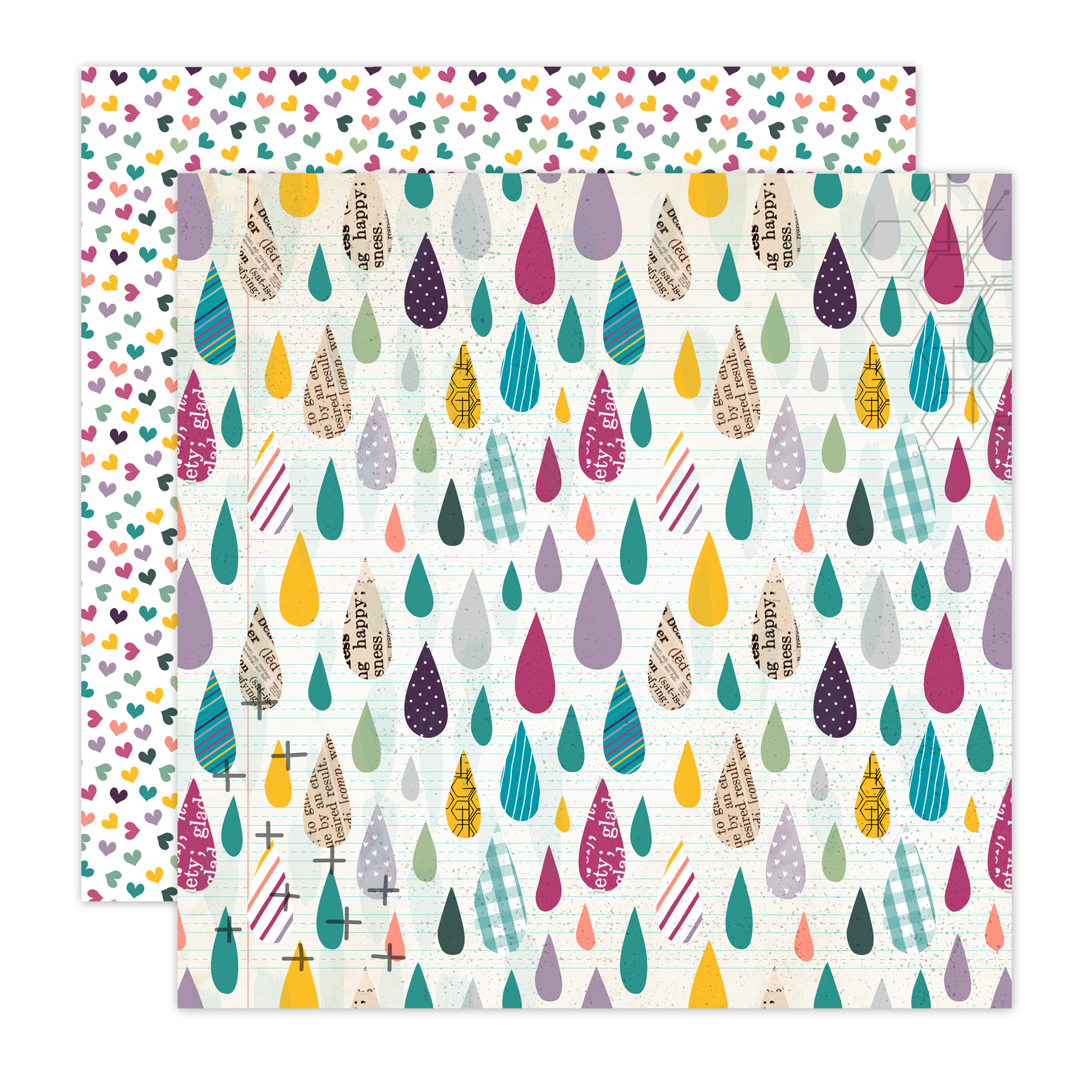 Pretty Little Studio Wildflower 12X12 Sound of Rain