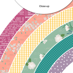 Pretty Little Studio Wildflower Die-cut Rainbow 12"