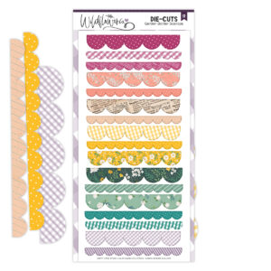Pretty Little Studio Wildflower Punch-outs Garden Border Scallops