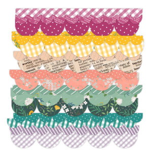 Pretty Little Studio Wildflower Punch-outs Garden Border Scallops