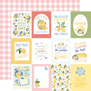 Carta Bella Lemonade 12X12 3X4 Journaling Cards