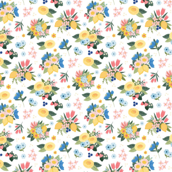Carta Bella Lemonade 12X12 Sunshine Floral