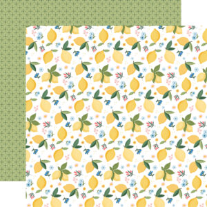 Carta Bella Lemonade 12X12 Squeeze the Day Lemons
