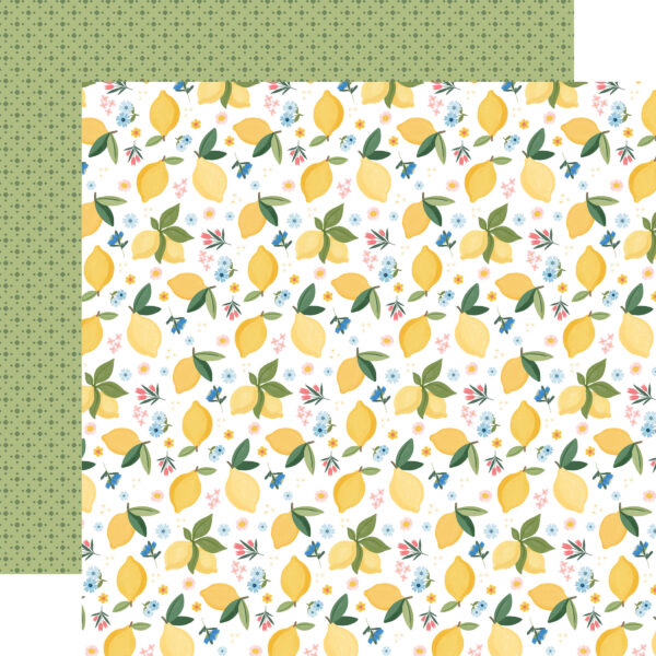 Carta Bella Lemonade 12X12 Squeeze the Day Lemons
