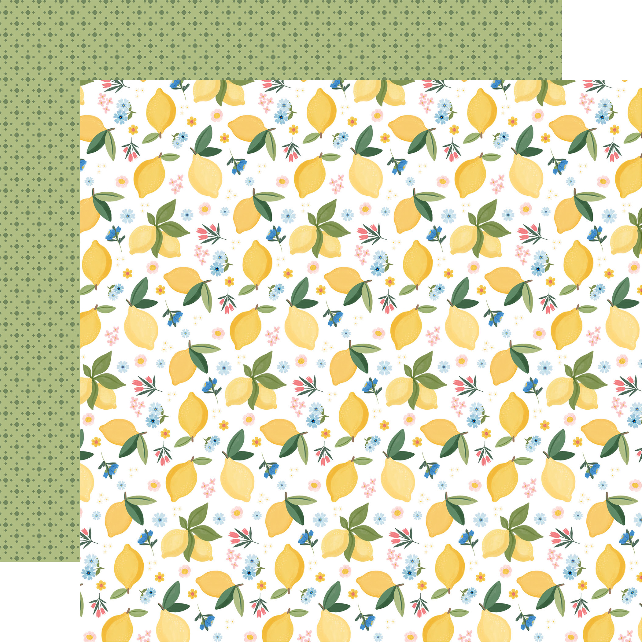 Carta Bella Lemonade 12X12 Squeeze the Day Lemons