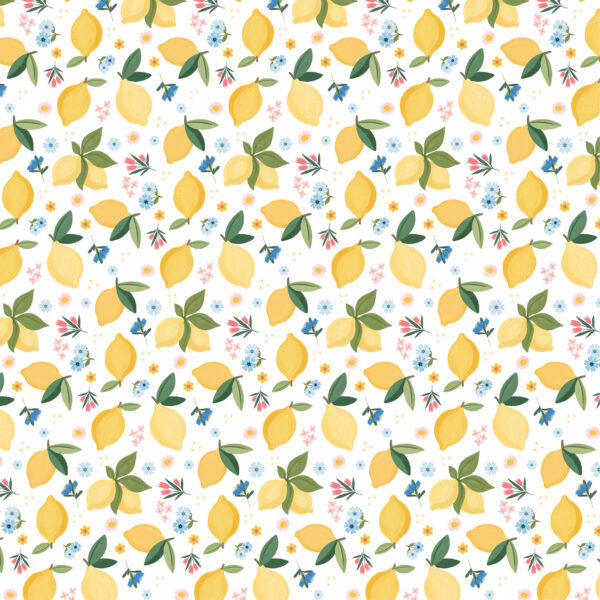 Carta Bella Lemonade 12X12 Squeeze the Day Lemons