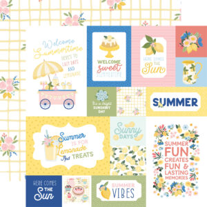 Carta Bella Lemonade 12X12 Multi Journaling Cards