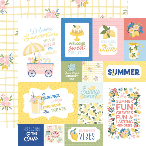 Carta Bella Lemonade 12X12 Multi Journaling Cards