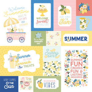 Carta Bella Lemonade 12X12 Multi Journaling Cards
