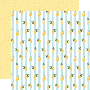 Carta Bella Lemonade 12X12 Lemonade Stripes