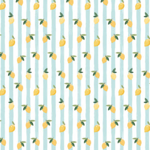 Carta Bella Lemonade 12X12 Lemonade Stripes
