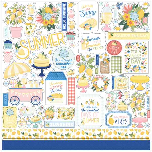 Carta Bella Lemonade Element Sticker