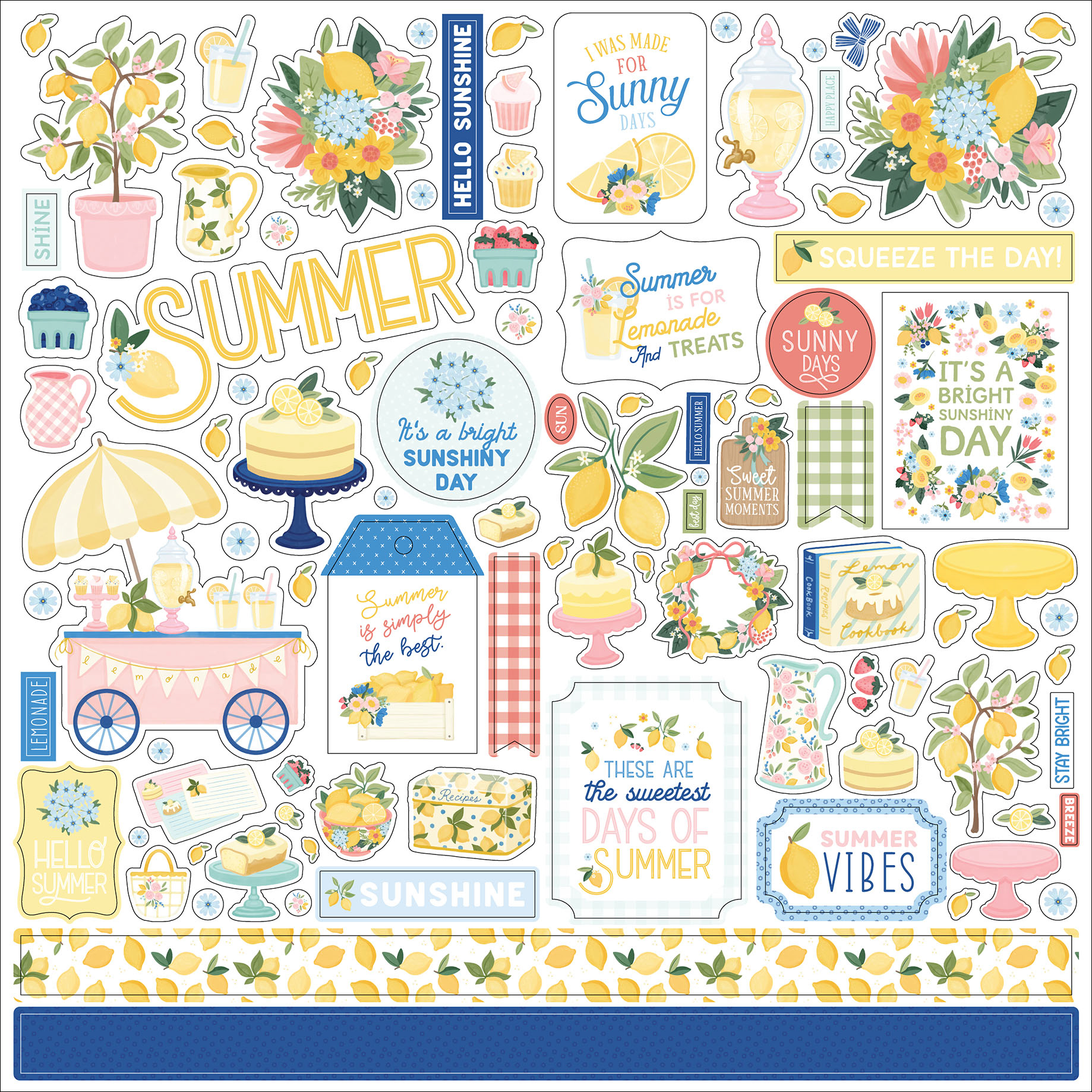 Carta Bella Lemonade Element Sticker