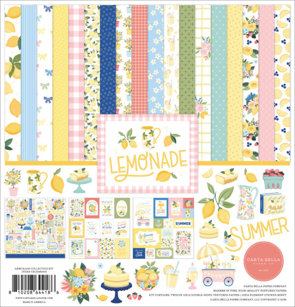 Carta Bella Lemonade Collection Kit