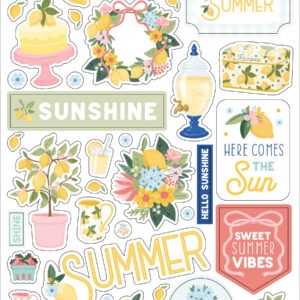 Carta Bella Lemonade 6X13 Chipboard Accents