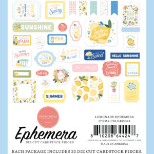 Carta Bella Lemonade Ephemera