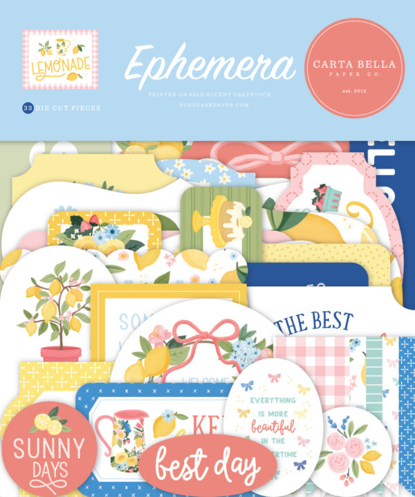 Carta Bella Lemonade Ephemera