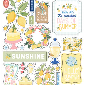 Carta Bella Lemonade Puffy Stickers