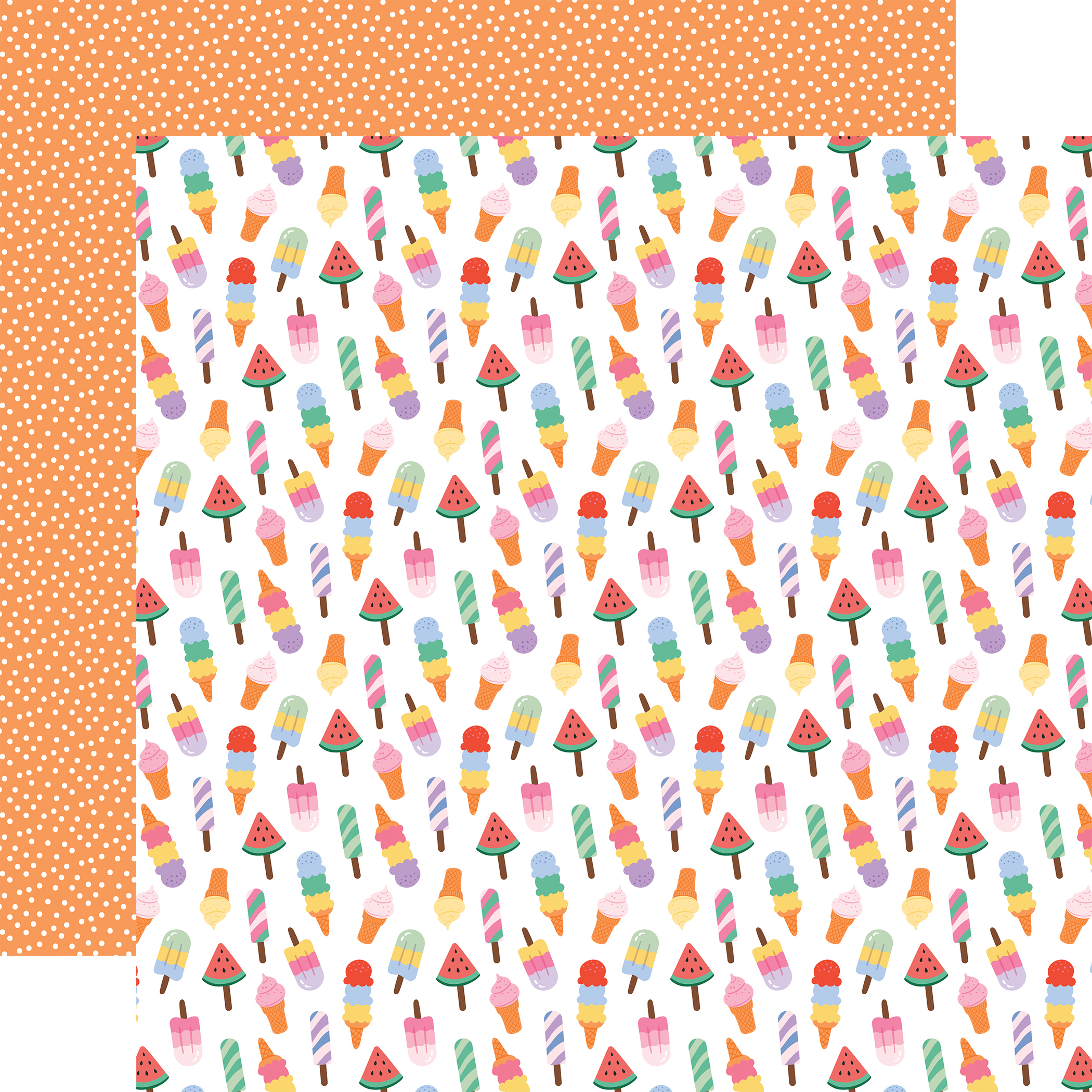 Echo Park Our Groovy Summer 12X12 Ice Cream Dream