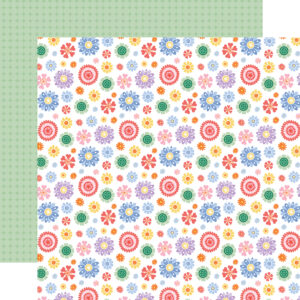 Echo Park Our Groovy Summer 12X12 Groovy Flowers