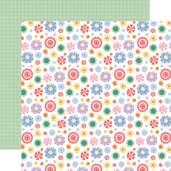Echo Park Our Groovy Summer 12X12 Groovy Flowers