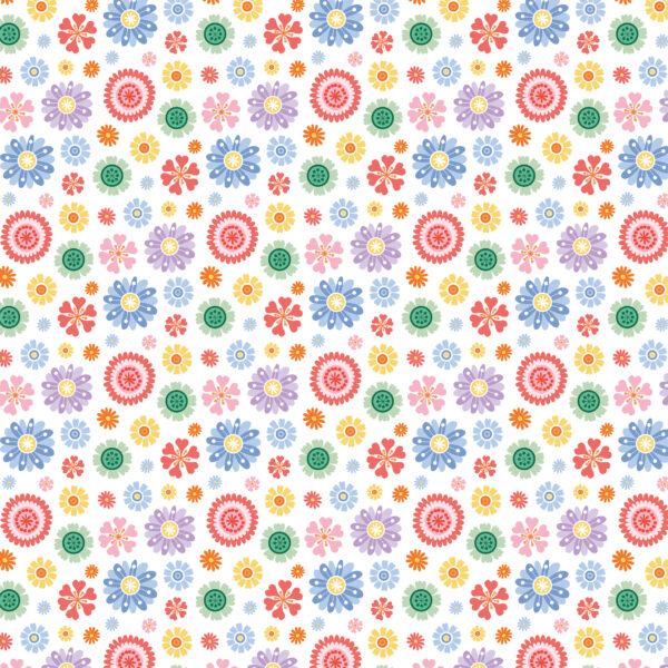 Echo Park Our Groovy Summer 12X12 Groovy Flowers