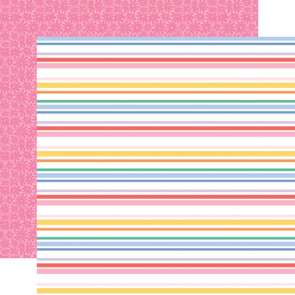 Echo Park Our Groovy Summer 12X12 Summertime Stripes Echo Park Our Groovy Summer 12X12 Summertime Stripes