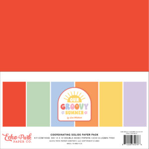 Echo Park Our Groovy Summer Solids Kit