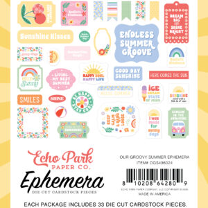 Echo Park Our Groovy Summer Ephemera