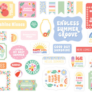 Echo Park Our Groovy Summer Ephemera