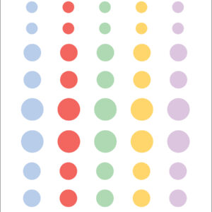 Echo Park Our Groovy Summer Enamel Dots