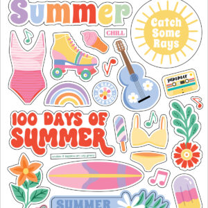 Echo Park Our Groovy Summer Puffy Stickers