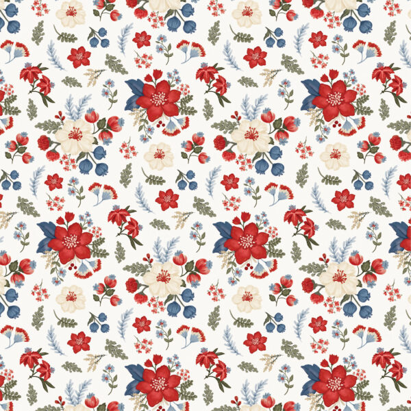 Carta Bella Americana Summer 12X12 Patriotic Floral