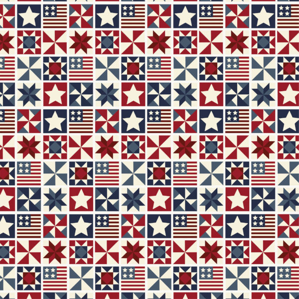 Carta Bella Americana Summer 12X12 Americana Quilt