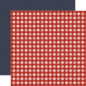Carta Bella Americana Summer 12X12 Starry Plaid