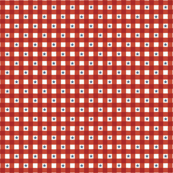 Carta Bella Americana Summer 12X12 Starry Plaid