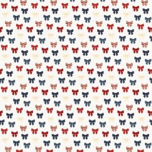 Carta Bella Americana Summer 12X12 Red White and Blue Bows