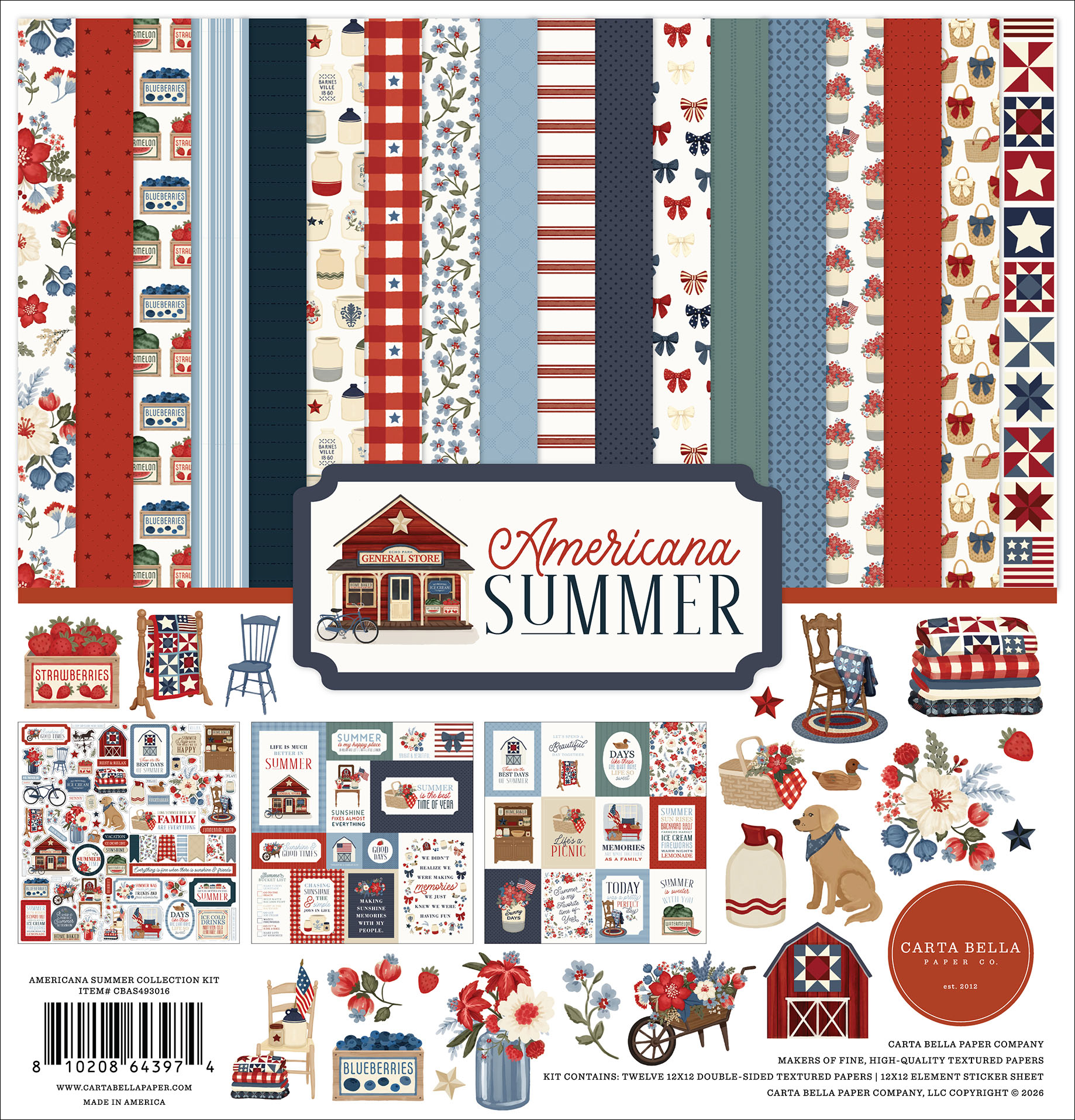 Carta Bella Americana Summer Collection Kit